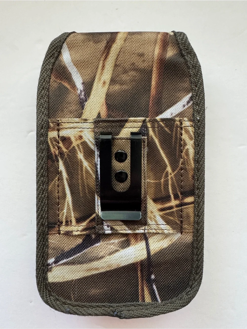 Reiko Camo Cell Phone Holster Belt Clip Pouch Nylon Case Mossy Oak Style Hunting